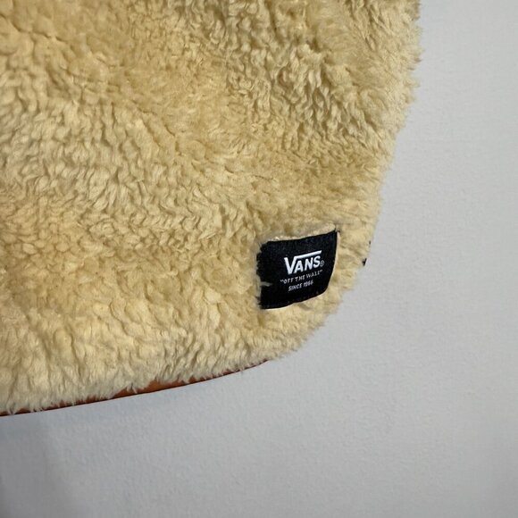 NWT Vans Vista Mock Neck Full Zip Mojave Desert Jacket Women's Medium Tan Teddy - Picture 9 of 15